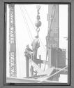 [Working on the Mooring Mast]