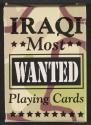 Iraqi Most Wanted Playing Cards