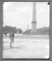 Boy Scout and Obelisk (?)