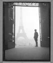 Eiffel Tower Through Doorway- Soldier
