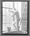 [Man Washes Windows]