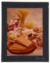 [Table spread featuring cheese (Kraft)]