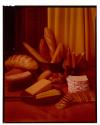 [Table spread of cheese and bread (Kraft)]
