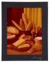 [Table spread of cheese and bread (Kraft)]