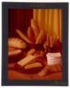 [Table spread of cheese and bread (Kraft)]