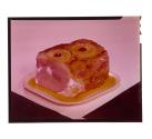 [Glazed ham with pineapple slices]