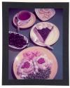 [Table spread of dinner and dessert]