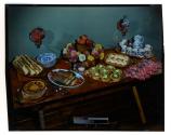 [Table spread of food]