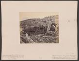 Jerusalem: The so-called Monuments of Absalom, James, and Zacharias, in the Valley of Jehoshaphat, with the modern gravestones