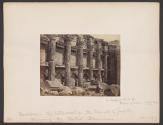 Baalbek: The North Wall of th Interior of the Temple of Jupiter, showing the Fluted Columns