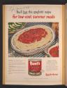 You'll love this spaghetti recipe for low-cost summer meals (Hunt's, tear sheet from Life)