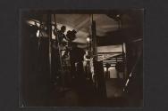 [Nickolas Muray in photography studio for American Cyanamid advertising campaign]