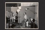 [Nickolas Muray in photography studio]