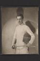 [Nickolas Muray in fencing suit]