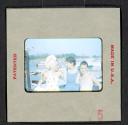 [Mimi and Nicholas Christopher Muray with a woman (travel slide)]
