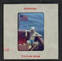 [Nicholas Christopher Muray on a boat (travel slide)]