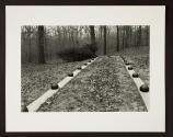 Untitled (view from inside rectangle with balls)