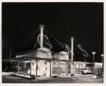 Bertrand Goldberg, Service Station (night view), Chicago, Illinois, 1940