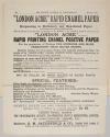 Newspaper clipping regarding London Acme Rapid Enamel Paper
