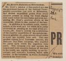 Newspaper clipping regarding Eastman Dry Plates