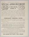 Advertisement for Eastman's Permanent Bromide Paper