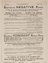 Advertisement for Eastman's Negative Paper, Roll Holders, & Film Carriers
