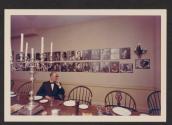 [Nickolas Muray at the exhibition 'Vanities Fair' at the Coffee House Club, New York City]