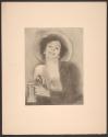 Portrait of Girl with Beer Stein