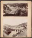 View up the River, Lode \ Polperro, Cornwall \ St Michael's Mount, Cornwall