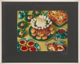 [Crown Roast of Lamb and other food on table (McCall's)]