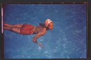 [Woman swimming]
