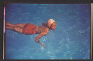 [Woman swimming]