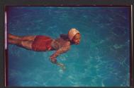 [Woman swimming]