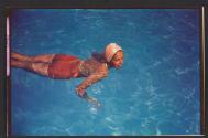 [Woman swimming]