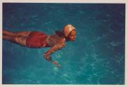 [Woman swimming]