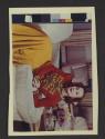 [Copy print of advertisement for International Silver featuring Joan Crawford]