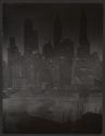 Dimout, Downtown Manhattan and East River, New York