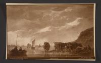 Aelbert Cuyp's painting River Scene with Cattle