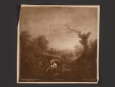 Thomas Gainsborough's painting Woody Landscape Sunset