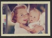 [Copy print of a portrait of June Allyson and baby]