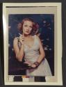 [Copy print of a portrait of Marlene Dietrich]