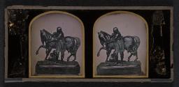 [Statue of Joan of Arc with horse]