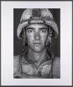 U.S. Marine Sgt. Eric Peterson age 22 who is part of Alpha Company of the 24th Marine Expeditionary Unit (MEU) Battle Landing Team (BLT) 1/6, after a patrol in Garmsir District, Helmand Province, Afghanistan at Forward Operating Base Apache North.