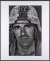U.S. Marine Lt. Jack Treptow age 25 who is part of Alpha Company of the 24th Marine Expeditionary Unit (MEU) Battle Landing Team (BLT) 1/6, after a patrol in Garmsir District, Helmand Province, Afghanistan at Forward Operating Base Apache North.