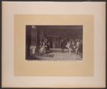 E. Rosales, Presentacion de Don Juan de Austria al Emperador Carlos V, en Yuste \ Mo. de la Roca, Cervantes imaginant son œuvre du Quichotte (au Musée National)