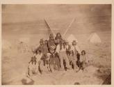 [Captain Buck and Shoshone people, East Humboldt Mountains, Nevada]