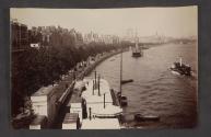 Victoria Embankment, from Waterloo Bridge, London