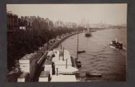 Victoria Embankment, from Waterloo Bridge, London
