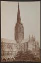Salisbury Cathedral Spire, from Cloisters