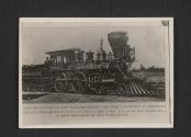 Old Photograph of the "William Crooks," the First Locomotive in Minnesota
